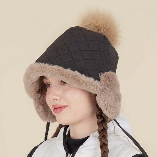 지니골프  방울탈부착 퍼귀마개 골프모자