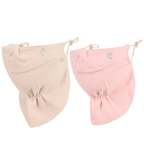 보니스골프  로고장식 포인트 2단 마스크 TWFW3131