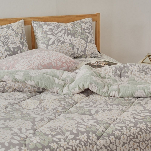 샤이닝홈 아밍 파우더블룸 착번극세사 차렵이불 풀세트