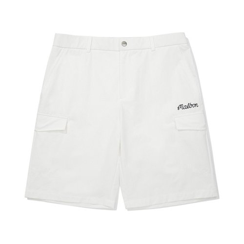 말본골프  플래그 하프 팬츠 M6121PHP03WHT