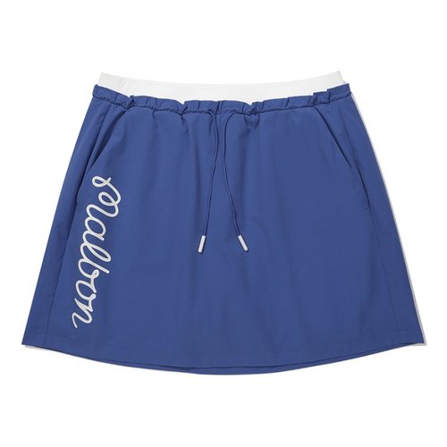 말본골프  이중오비 핀턱 플레어 스커트 M6122PSK12BLU