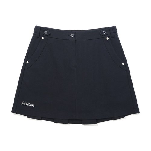 말본골프  백플리츠 A라인 스커트 M6122PSK13NVY