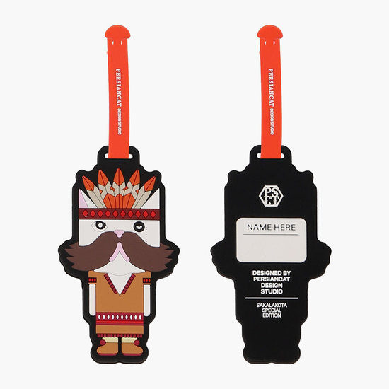 페르시안캣  사카라코타 캐릭터 실리콘 네임텍 P5FUAC03