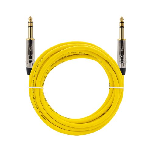 HDTOP  메탈 5.5스테레오 수 to 수 케이블 옐로우