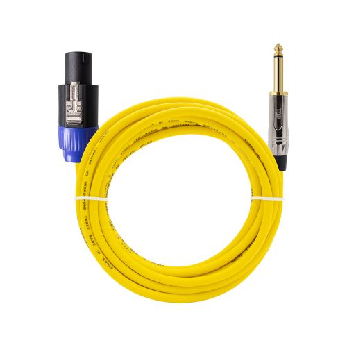 HDTOP  메탈 5.5스피콘 to 5.5 모노 케이블 옐로우