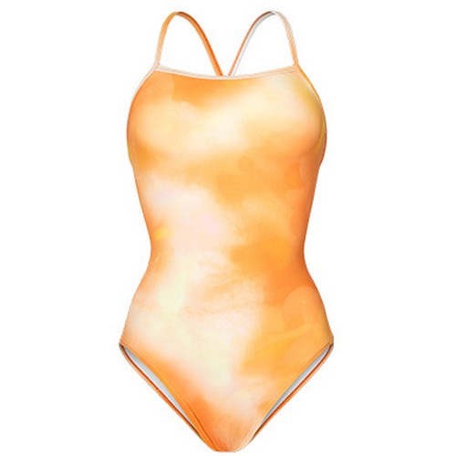 배럴  플로아 앵글백 원피스 수영복 B6SWSWS013ORG