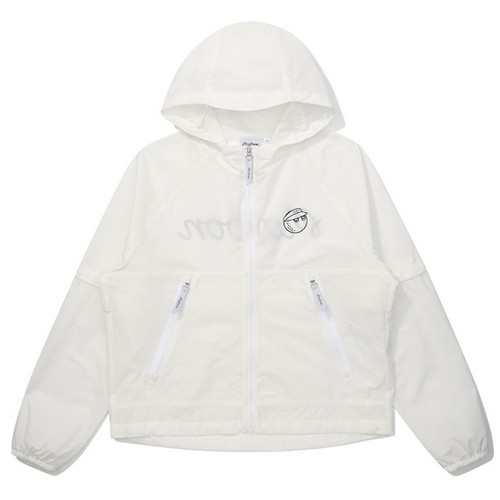 말본골프  소매 디터쳐블 경량 후드 재킷 M6122PJK11OWT