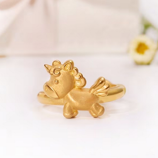 뽀르띠  말띠 유니콘 돌반지 1.875g