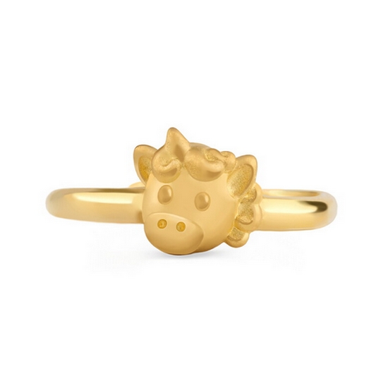 타이니앤코  코코 말띠 날개 유니콘 돌반지 1g