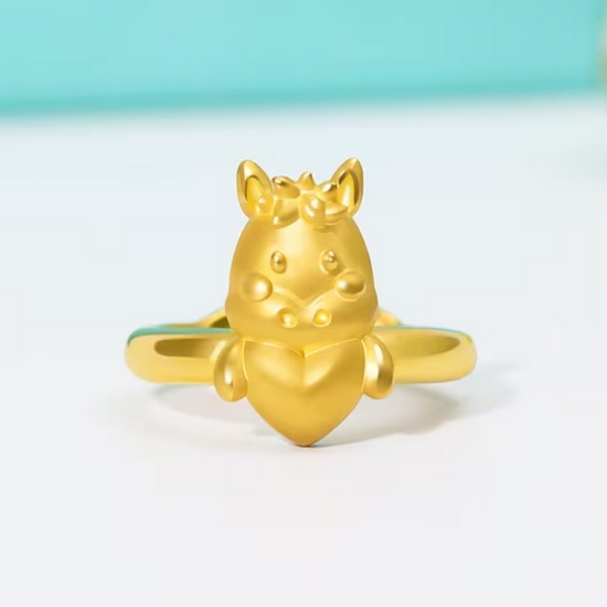 타이니앤코  코코 말띠 하트 말 돌반지 1.875g