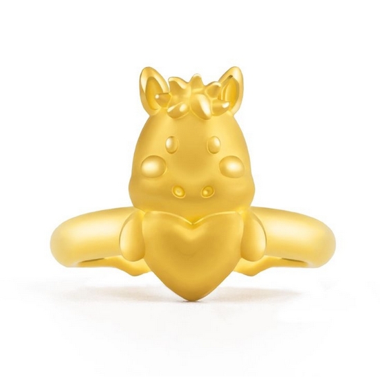 타이니앤코  코코 말띠 하트 말 돌반지 3.75g