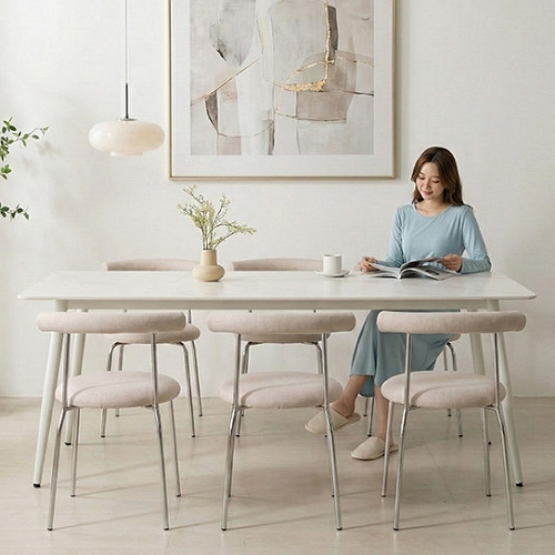지베스 폴로 포세린 세라믹 식탁 1800