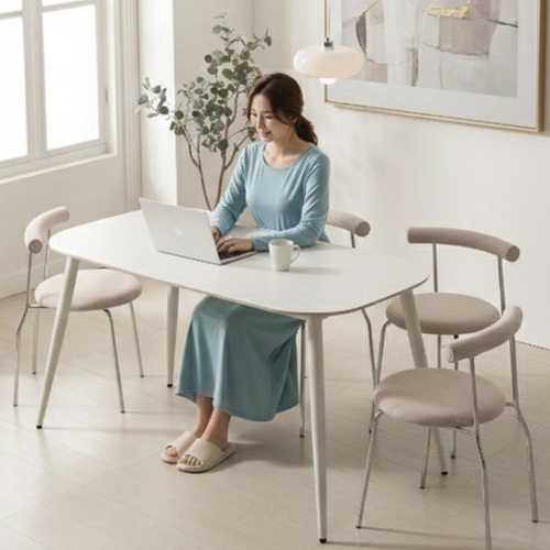 지베스 모리나 포세린 세라믹 식탁 1400