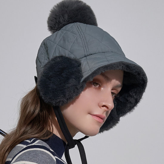 르니앤맥코이  이어머프 퍼 방울 트래퍼 햇 FN01AM102L