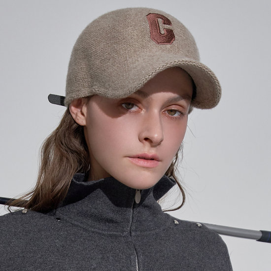 르니앤맥코이  C로고 배색 울 니트 볼캡 FN02AM102L