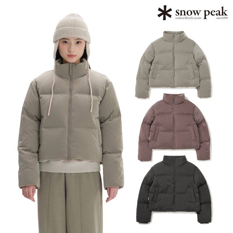 스노우피크 스탠드넥 헤비 다운 자켓 S24WWFDJ71BS