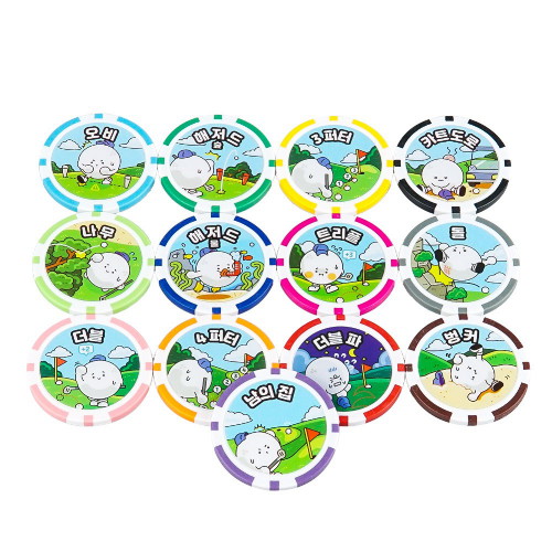 컴스 골프 게임칩 볼마커