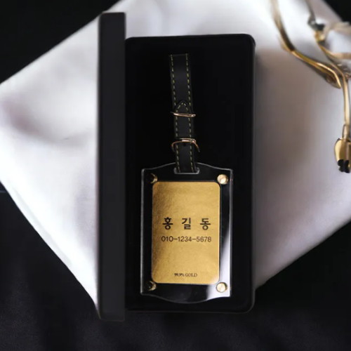 PGA투어  순금 99.9% 골드 네임텍 MGN-001