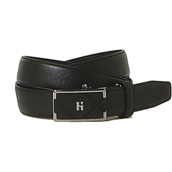 LF 퀼팅 H로고 버클 자동벨트 HJBE3F253BK