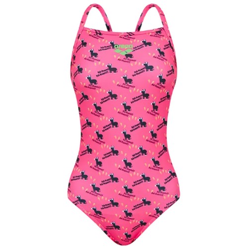 아레나  컬리팜 원피스 싱글 스트랩백 A6SL1CO05PNK