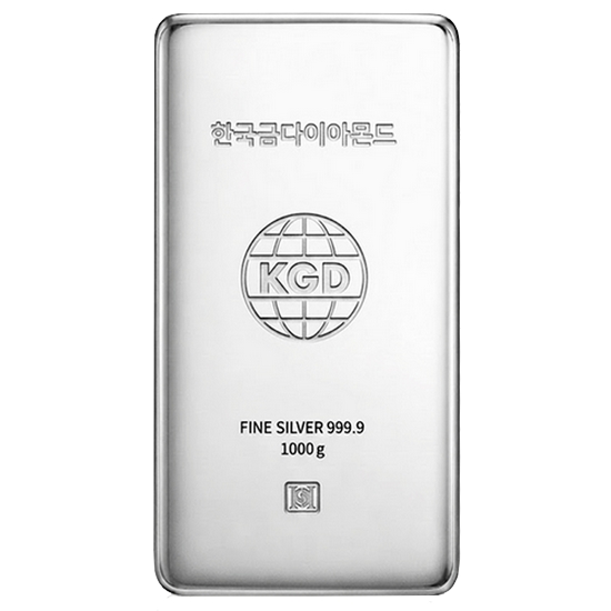 한국금다이아몬드  진공 실버바 은 시세 1kg(1000g)
