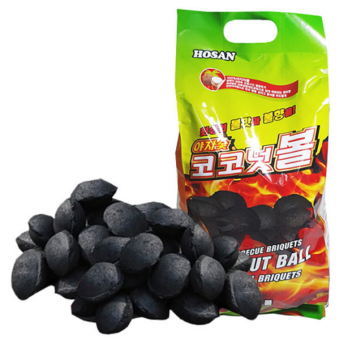 호산산업  야자숯 코코넛볼 2.9kg