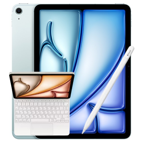 Apple  2025 iPad Air 11 M3 Cellular+애플펜슬 C타입,매직 키보드