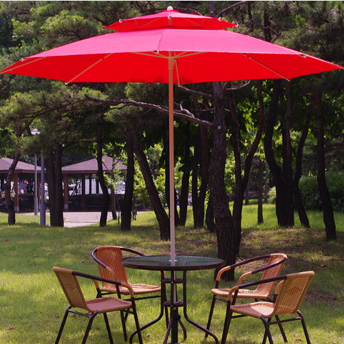 조아캠프  2층 고정식 파라솔 킹특대형