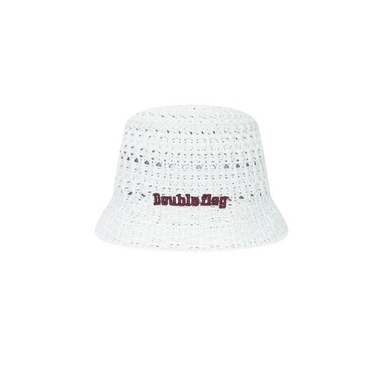 LF 더블플래그 로고 디테일 포인트 니트 햇 DWHE6E411IV