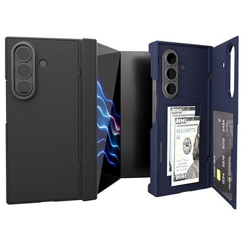 수나르  갤럭시Z 트라이폴드 힌지 보호 카드 슬롯 하드 케이스