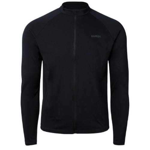 배럴  맨 에센셜 릴렉스핏 집업 래쉬가드 B6SMWZR101BLK