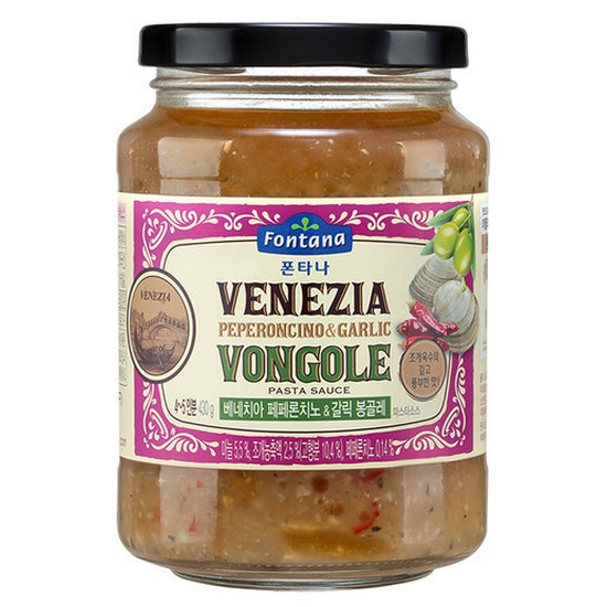폰타나 베네치아 페페론치노 갈릭 봉골레 파스타소스 430g