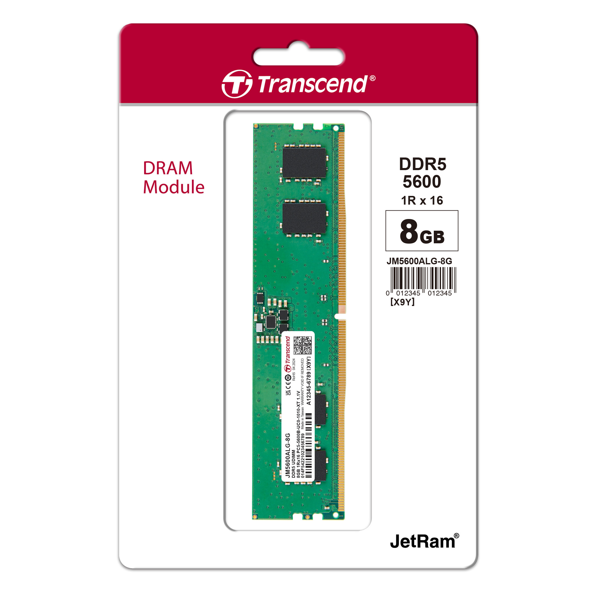 트랜센드  DDR5-5600 CL46 Jetram