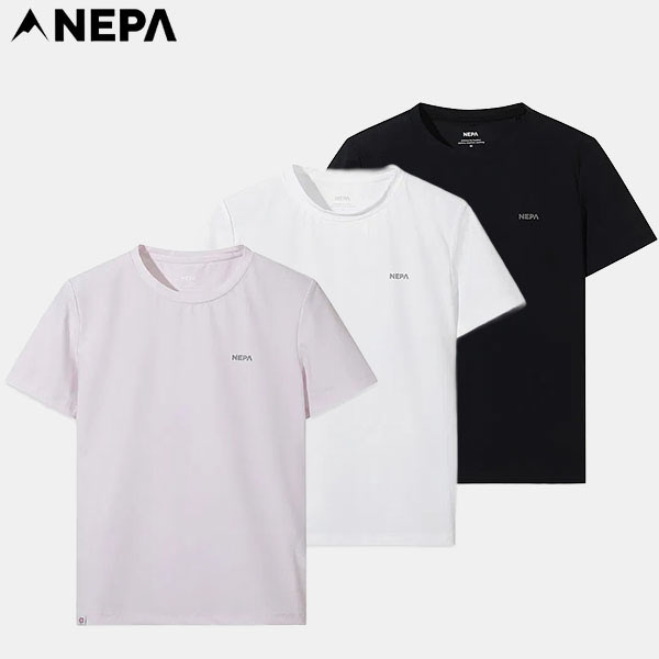 네파 티셔츠 반팔티셔츠 데이 베이직 이너겸용 반팔 라운드티셔츠 7MB5340
