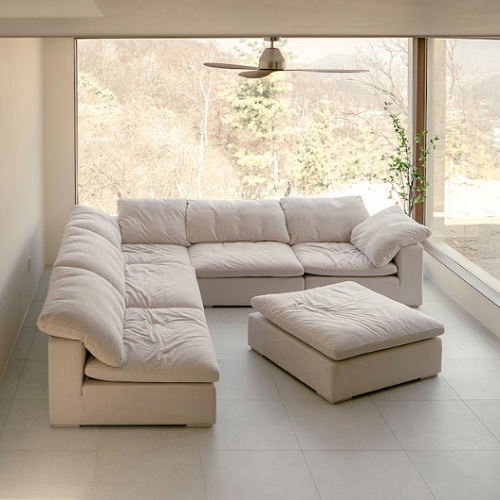 코네소파 헤븐 벨루토 패브릭 소파 6인용