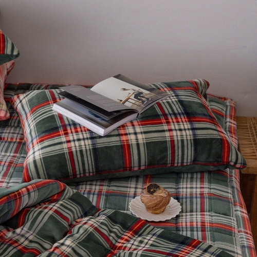 샤이닝홈 요아린 이브나잇 밀크극세사 베개커버