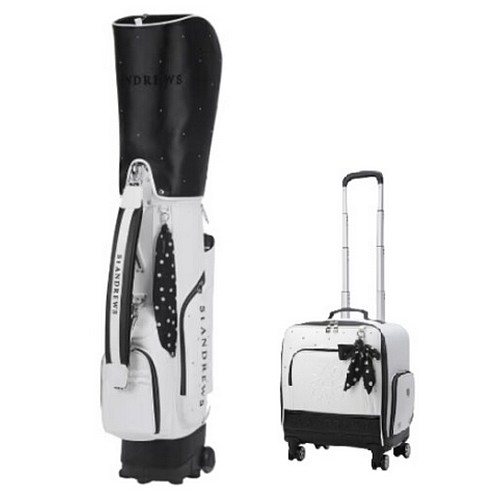 세인트앤드류스  별 심볼 도트 리본 참 휠 골프백세트 821F1CB051