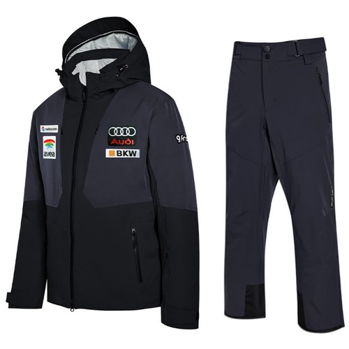 지프로그  로체 저스티 스키복 세트 블랙차콜