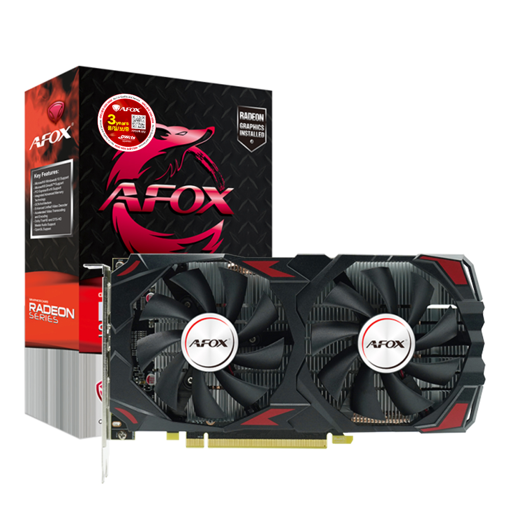 AFOX  라데온 RX 580 2048SP H3 D5 8GB 대원씨티에스