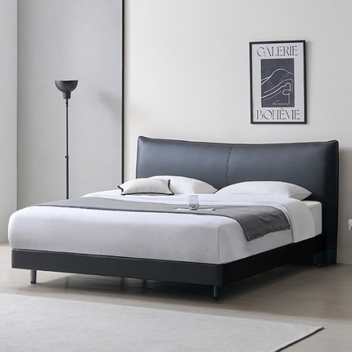 라로퍼니처 스테디 가죽 호텔식 침대 LK