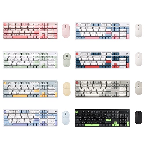 지클릭커  오피스프로 WMK515 사일런스 M 무소음 무선 키보드 마우스 세트