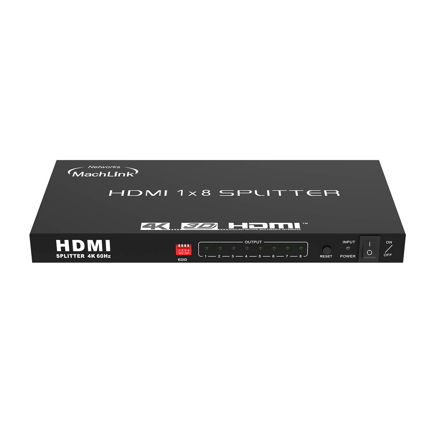 마하링크  ML-HS846E 1:8 HDMI 분배기