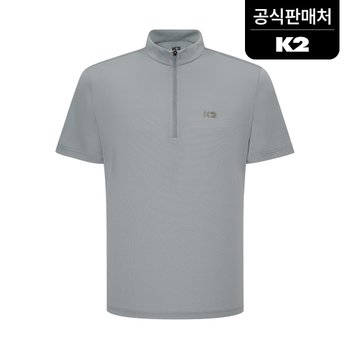 K2 메쉬 반팔 집업 티셔츠 GMM26293BH