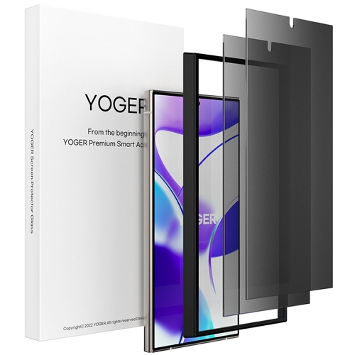 요거  갤럭시S24 울트라 강화유리 사생활보호 9H 풀커버 액정보호필름