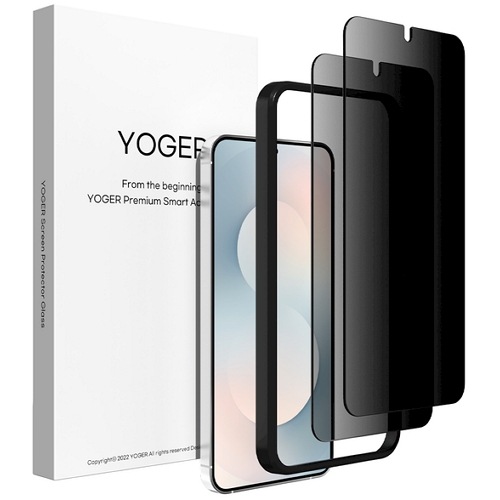 요거  갤럭시S25 플러스 강화유리 사생활보호 9H 풀커버 액정보호필름