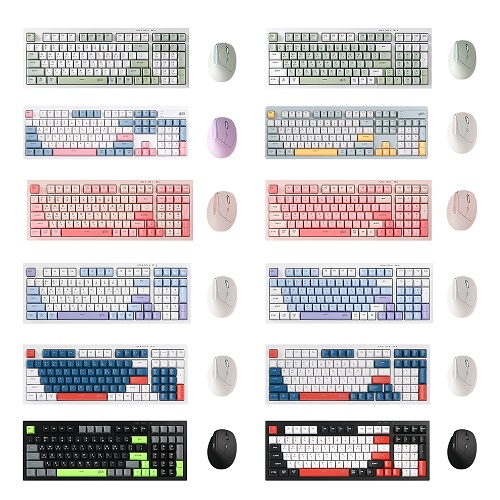 지클릭커  오피스프로 WMK560 사일런스 M RGB 무소음 무선 키보드 마우스 세트 98