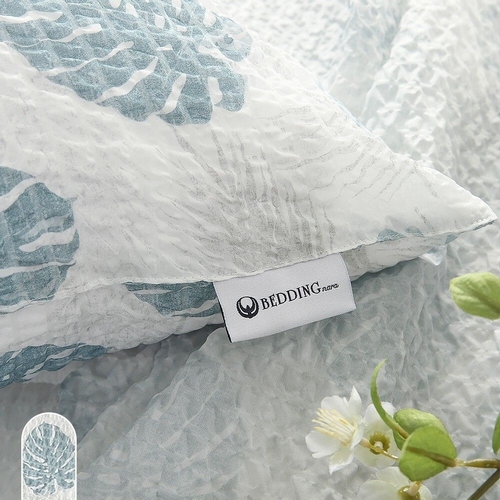 아토앤알로 몬스테라 시어서커 여름 베개커버