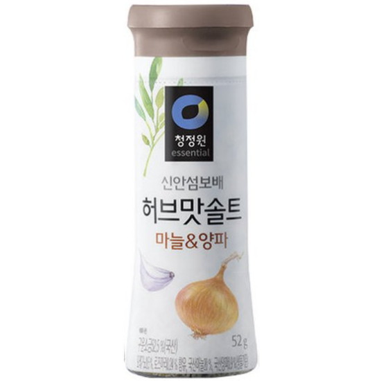 청정원 허브맛솔트 마늘&양파 52g