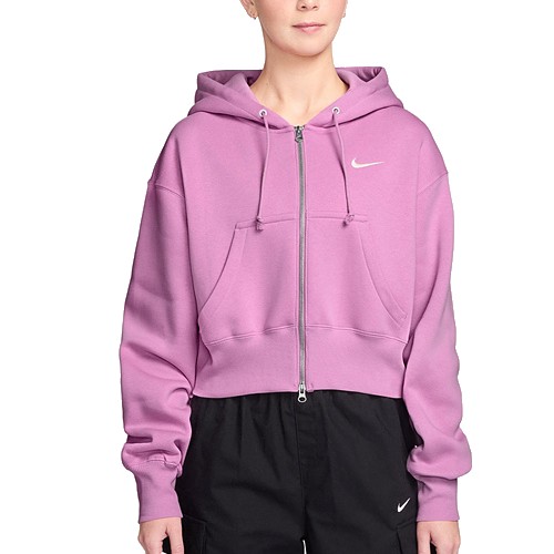 나이키 피닉스 플리스 여성 루즈 풀집 크롭 후디 HV2427-503