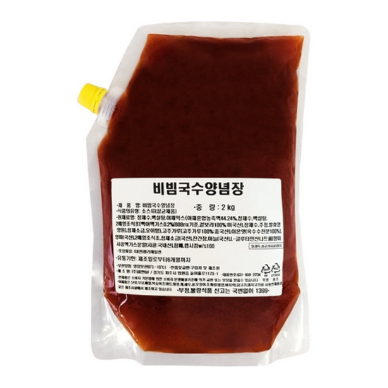 새한BIF 비빔국수 양념장 2kg